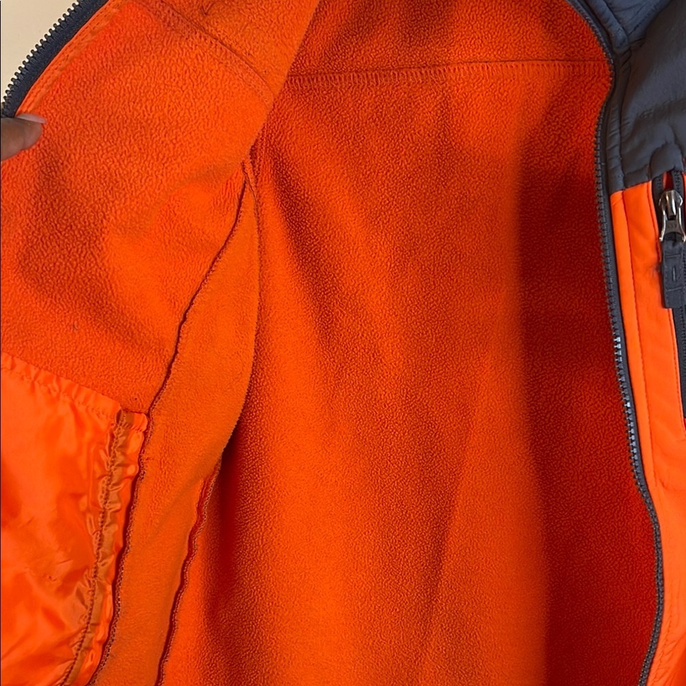 🏷️ Boys Mountain Xpedition Orange and Gray Jacket Size XL #27 - Picture 5 of 8